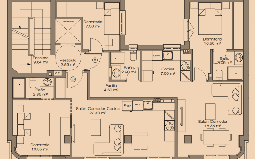 Apartamento a estrenar en el Centro de León